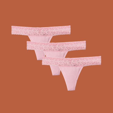 Rose Thong - Period Underwear Bundle x 3 InTimes